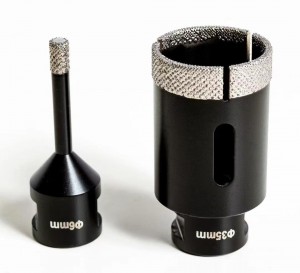 Arix Diamond Vacuum Brazed Diamond Tile Core Drill Bit