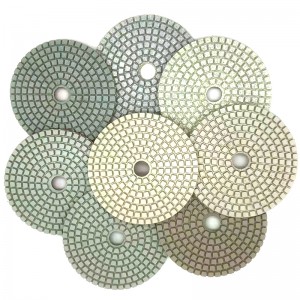 Flexible Diamond Wet Polishing Pads for Granite Marble Stone Polishing  