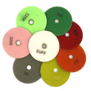 Flexible Diamond Wet Polishing Pads for Granite Marble Stone Polishing  