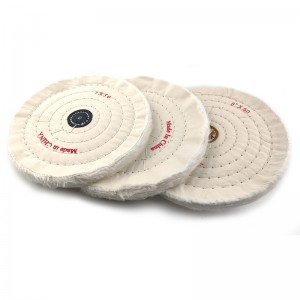 Polished White Cloth Polishing Wheel